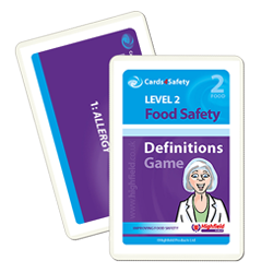 level 2 food safety card game