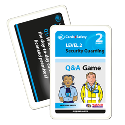 Cards4Safety Level 2 Security Guarding Q&A Game