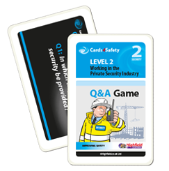 Cards4Safety Level 2 Working in the Private Security Industry Q&A Game