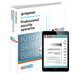 Apprenticeship Standard (Level 2) Professional Security Operative Apprenti-kit
