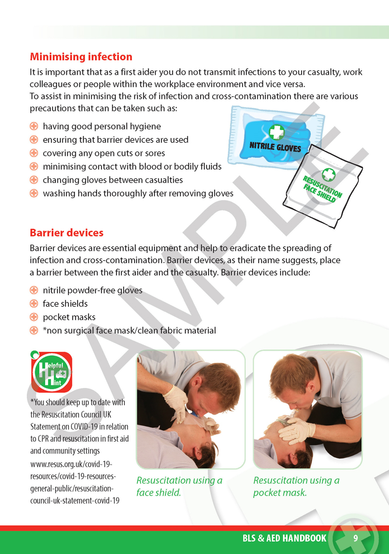 BLS & AED Handbook | First Aid Training Resources | Highfield